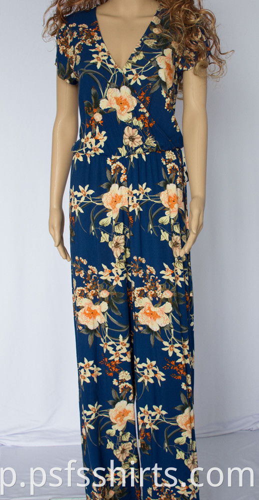 Long Print Jumpsuits